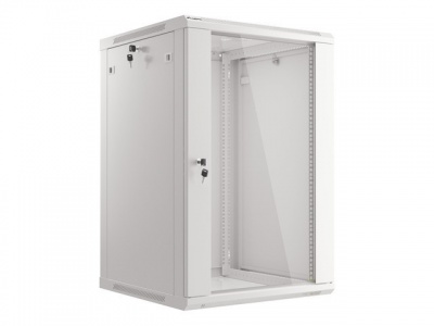 Lanberg | Rack cabinet 19" wall-mount 18U/600x600 (flat pack) | WF01-6618-10S | Grey