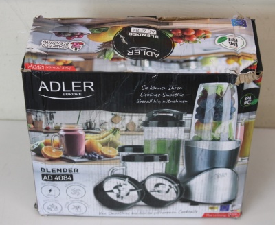 SALE OUT. Adler Blender Smoothie Set | AD 4084 | Tabletop | 1200 W | Jar material BPA-Free | Jar capacity 0.3+0.5+0.5+0.7 L | Ice crushing | Stainless Steel | DAMAGED PACKAGING, SCRATCHED ON THE CUPS