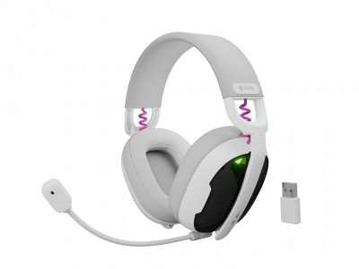 Fury | Gaming Headset | Fukiya F6 | Bluetooth | Over-Ear | Microphone | White | Wireless