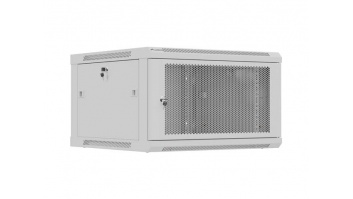 Lanberg Wall mounted installation cabinet 19" 9U 600X600 | WF01-6606-23S | Grey