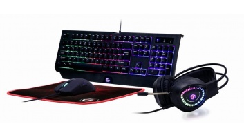 KEYBOARD USB GAMING KIT ENG/PHANTOM GGS-UMGL4-01 GEMBIRD