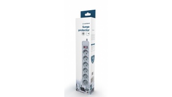 PROTECTOR POWER SURGE 1.8M/6OUTL SPG6-B-6C GEMBIRD