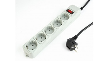 CABLE POWER EXTENSION 1.8M/5OUTL. SPG3-B-6C GEMBIRD