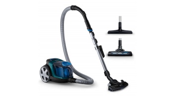 PHILIPS PowerPro Compact bezmaisu putekļsūcējs, 900 W (zils)
