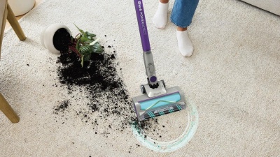 Shark PowerDetect Cordless Pet, bezvadu putekļu sūcējs, pelēka/lillā