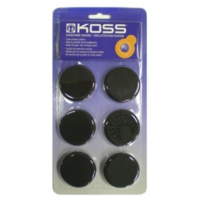 Koss | PORTCUSH Replacement cushion for stereophones | No | Black