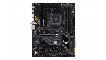 Asus | TUF GAMING B550-PLUS WIFI II | Processor family AMD | Processor socket AM4 | DDR4 DIMM | Memory slots 4 | Supported hard disk drive interfaces SATA, M.2 | Number of SATA connectors 6 | Chipset AMD B550 | 30.5cm x 24.4cm