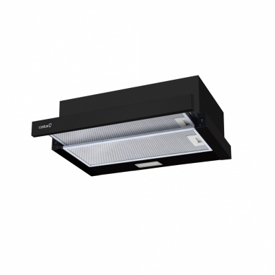 CATA | Hood | TFB-5160 BK | Telescopic | Energy efficiency class C | Width 59.5 cm | 300 m³/h | Mechanical control | LED | Black