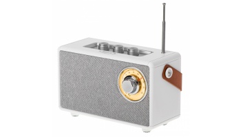 Camry | Speaker with radio | CR 1902 W | White | Wireless connection