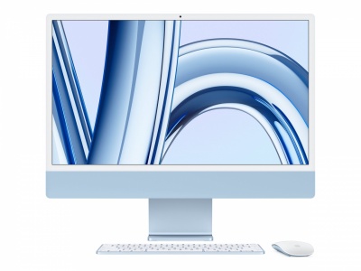 Apple iMac 24” 4.5K Retina, Apple M4 10C CPU, 10C GPU/16GB/256GB SSD/Blue/INT | Apple
