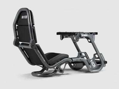 Next Level Racing | Steel | Racing Simulator Cockpit | F-GT Pro Formula and GT Grey Edition | Grey