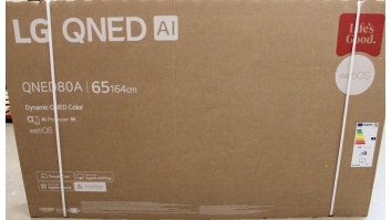 SALE OUT. LG 65QNED80A3A | 65 | Smart TV | webOS | UHD | DAMAGED PACKAGING