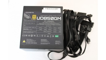 SALE OUT. Gigabyte PSU | GP-UD850GM | 850 W | REFURBISHED, WITHOUT ORIGINAL PACKAGING, MANUAL AND ACCESSORIES