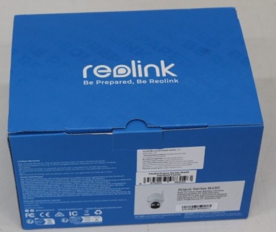 SALE OUT. Reolink Argus Series B430 Smart 5MP Pan & Tilt Wire-Free Camera, White | Reolink Smart Pan and Tilt Wire-Free Camera | Argus Series B430 | 24 month(s) | PTZ | 5 MP | Fixed | H.265 | Micro SD, Max. 128 GB | UNPACKED, SCRATCHES TOP ON CAMERA, MISS