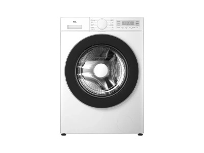 TCL Washing machine | FF0844WA0 | Energy efficiency class A | Front loading | Washing capacity 8 kg | 1400 RPM | Depth 52 cm | Width 60 cm | Display | LED | Steam function | Wi-Fi | White