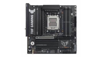 Asus TUF GAMING B850M-PLUS WIFI7 | Processor family AMD | Processor socket AM5 | DDR5 | Supported hard disk drive interfaces SATA, M.2 | Number of SATA connectors 4