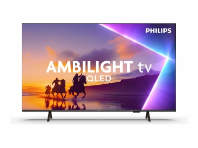 Philips 4K QLED Ambilight TV | 43PUS8450/12 | 43 | Smart TV | TITAN OS | UHD | Black