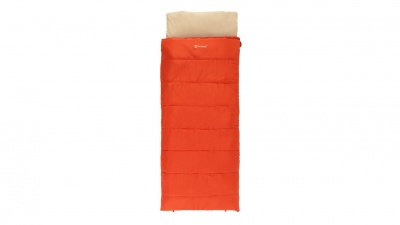 Outwell Contour Lux Red Sleeping Bag - Left zipper