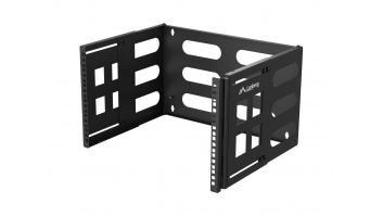 Lanberg Folding Bracket Wall-mount 19" 6U | FB01-5406-10B | Black