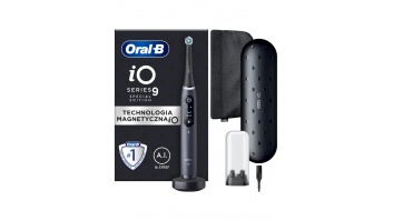 Oral-B Electric Toothbrush | iO9 Series | Rechargeable | For adults | Number of brush heads included 1 | Number of teeth brushing modes 7 | Black Special Edition