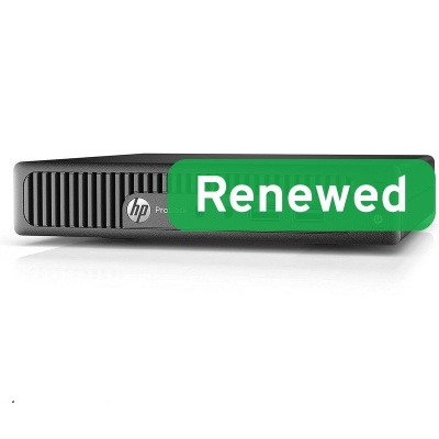 HP Renewed Grade B | ProDesk 400 G2 DM | Intel Core i3 | i3‑6100T | 8 GB | SSD | 128 GB | Intel HD Graphics 530 | Windows 11 Home
