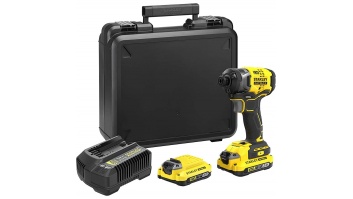 Stanley | 18V V20 Brushless 3-Speed Impact Driver - 2.0Ah Kit | SFMCF820D2K-QW | 18 V | 2.0 Ah | Lithium Ion