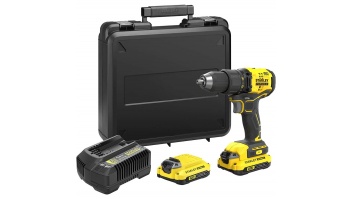 Stanley | 18V V20 Brushless Drill Driver - 2.0Ah Kit | SFMCD710D2K-QW | 18 V | 2.0 Ah | Lithium Ion