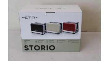 SALE OUT. ETA ETA916690040 STORIO Toaster, Power 930 W, 2 slots, Stainless steel, Beige | ETA Storio Toaster | ETA916690040 | Power 930 W | Housing material Stainless steel | Beige | DAMAGED PACKAGING