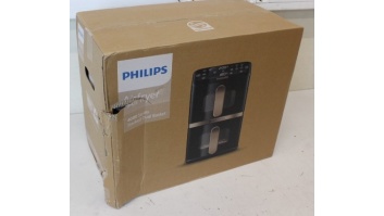 SALE OUT. Philips Dual Basket Airfryer | NA462/70 4000 Series | Power 2750 W | Capacity 10 L | Rapid Air technology | Black | DAMAGED PACKAGING, DAMAGED PLASTIC AT BACK