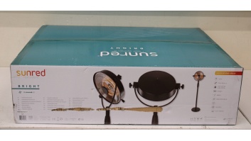 SALE OUT. SUNRED Heater | RSS16, Retro Bright Standing | Infrared | 2100 W | Black | DAMAGED PACKAGING | IP54
