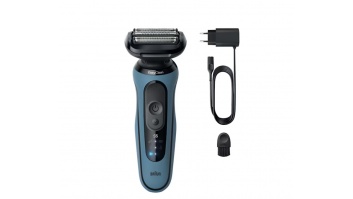 Braun Shaver | Series 5 52-A1000s | Operating time (max) 50 min | Wet & Dry | Lithium Ion | Blue/Black