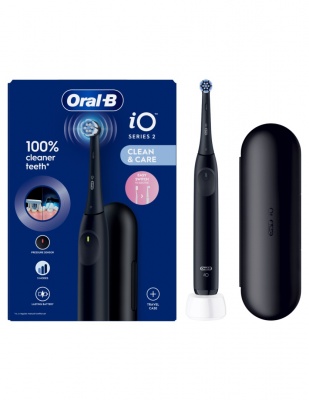 Oral-B Electric Toothbrush | iO2i | Rechargeable | For adults | Number of brush heads included 1 | Number of teeth brushing modes 3 | Night Black