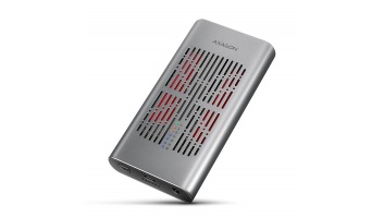 AXAGON USB-C 20Gbps Dual M.2 NVMe SSD CLONE MASTER Enclosure | EEM2-20GD