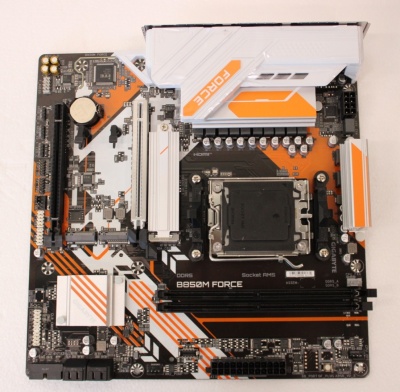 SALE OUT. | Gigabyte B850M FORCE (rev. 1.0) | Processor family AMD | Processor socket AM5 | DDR5 | Supported hard disk drive interfaces SATA, M.2 | Number of SATA connectors 4 | REFURBISHED, WITHOUT ORIGINAL PACKAGING AND ACCESSORIES, ONLY BACK PANEL INCL