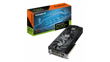 Graphics Card|GIGABYTE|NVIDIA GeForce RTX 5070 Ti|16 GB|GDDR7|256 bit|PCIE 5.0 16x|Triple slot Fansink|1xHDMI|3xDisplayPort|GV-N507TEAGLEOC-16GD1.0