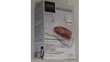 SALE OUT. Caso Roll for Vacuum sealer 20x600cm | Caso | Foil rolls | 01221 | 2 units | Dimensions (W x L) 20 x 600 cm | Transparent | DAMAGED PACKAGING