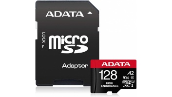ADATA | AUSDX128GUI3V30SHA2-RA1 Memory Card | 128 GB | MicroSDXC | Flash memory class 10 | Adapter