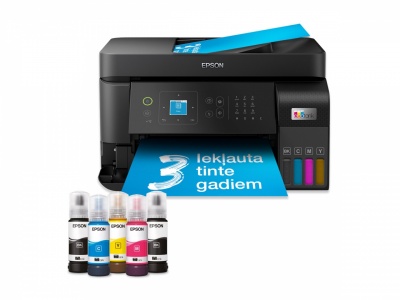 Epson | Multifunctional printer | EcoTank L5590 | Inkjet | Colour | Inkjet Multifunctional Printer | A4 | Wi-Fi | Black