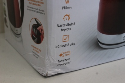SALE OUT. ETA | Kettle | Ela Digi ETA959890010 | Electric | 2200 W | 1.7 L | Stainless steel | 360° rotational base | Red | DAMAGED PACKAGING