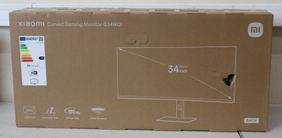 SALE OUT. Xiaomi | G34WQi | 34 " | WQHD | 21:9 | 180 Hz | 1 ms | 3440 x 1440 pixels | 350 cd/m² | HDMI ports quantity 2 | Black | Warranty 24 month(s) | DAMAGED PACKAGING