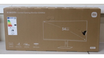 SALE OUT. Xiaomi | G34WQi | 34 " | WQHD | 21:9 | 180 Hz | 1 ms | 3440 x 1440 pixels | 350 cd/m² | HDMI ports quantity 2 | Black | Warranty 24 month(s) | DAMAGED PACKAGING