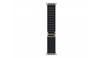 Apple 49mm Black Alpine Loop - Large - Natural Titanium Finish | Apple