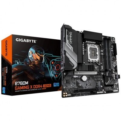 Gigabyte B760M GAMING X DDR4 GEN5 | Processor family Intel | Processor socket LGA1700 | DDR4 | Supported hard disk drive interfaces M.2, SATA | Number of SATA connectors 4