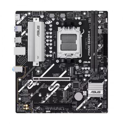Asus PRIME B840M-K | Processor family AMD | Processor socket AM5 | DDR5 | Supported hard disk drive interfaces SATA, M.2 | Number of SATA connectors 2