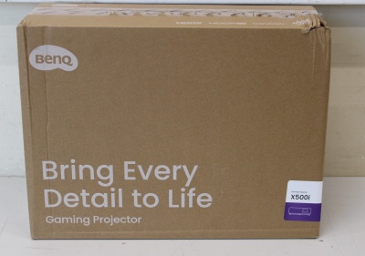 SALE OUT. Benq X500i | 4K UHD (3840 x 2160) | 2200 ANSI lumens | White/Black | DAMAGED PACKAGING | Wi-Fi