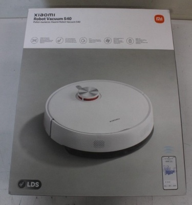 SALE OUT. Xiaomi Robot Vacuum S40 EU | Xiaomi Robot Vacuum S40 EU | Wet&Dry | 5200 mAh | Dust capacity 0.52 L | 10000 Pa | White | DAMAGED PACKAGING | 24 month(s)