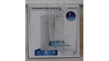 SALE OUT. Petkit P591 2 (D4SH-2) YumShare Dual-Hopper 2 Feeder with camera | PETKIT YumShare Dual-hopper 2 Automatic Feeder with Camera | Capacity 5 L | Material ABS, 304 stainless steel | White | DEMO | 24 month(s)