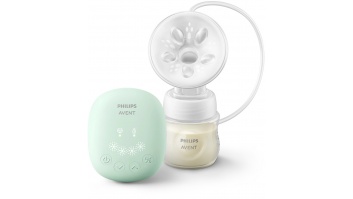 Philips Avent elektriskais krūts piena sūknis ar pudelīti