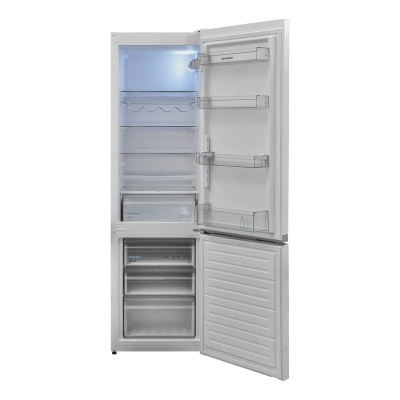 SHARP ledusskapis ar saldētavu, 288l, 180 cm, balts