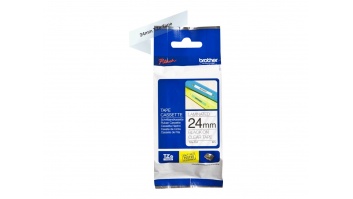 Brother | TZE-151 Laminated Tape | Black on Clear | TZe | 8 m | 2.4 cm